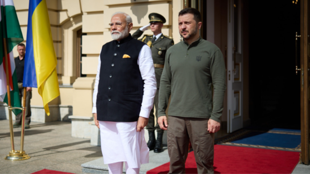 PM Modi Meets Ukrainian President Zelenskyy