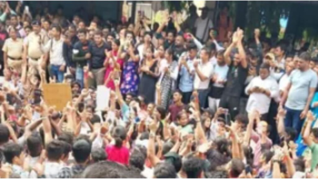 Protests After Nursery Girls Sexually Assaulted In Thane